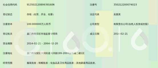 厦门玛汀露丝化妆品