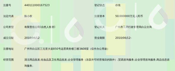 广州市亿华化妆品