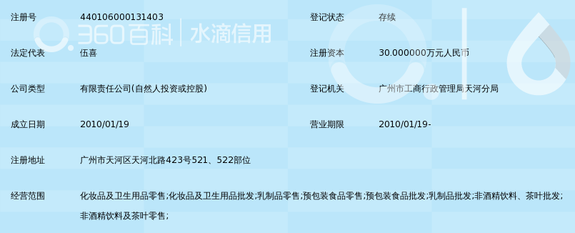 广州恒伊化妆品贸易
